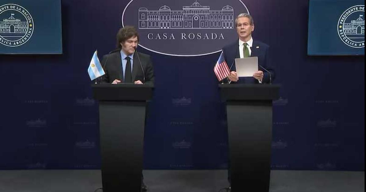 Milei negocia con EEUU un preacutestamo del Tesoro para pagar deuda en 2026