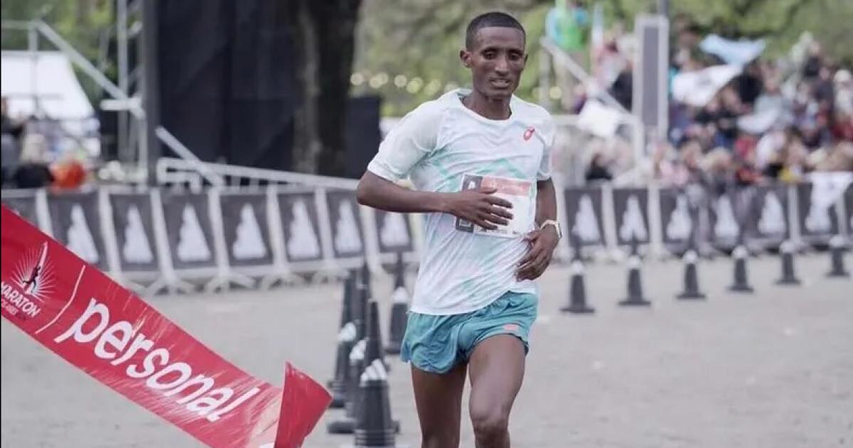 Birlew Denekew se consagroacute en el Maratoacuten de Buenos Aires