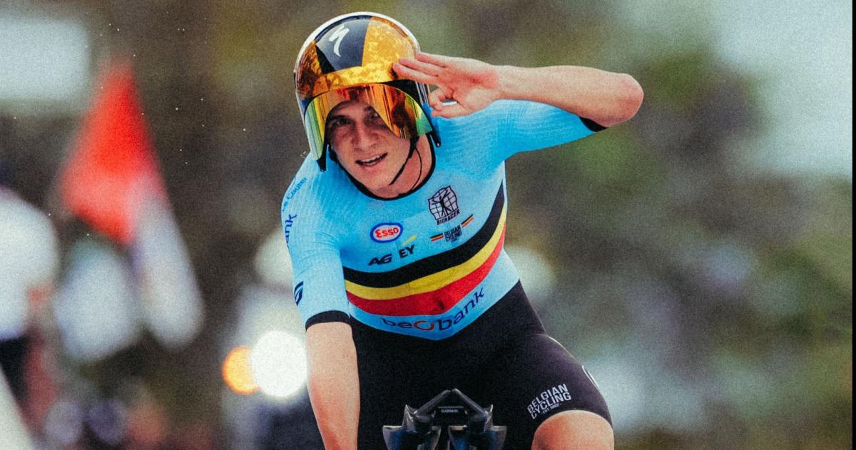 Remco Evenepoel consiguioacute su tercera medalla dorada