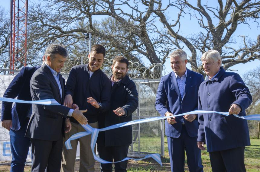 Parque Luro- inauguraron una torre de conectividad y presentaron un programa de observacioacuten de aves