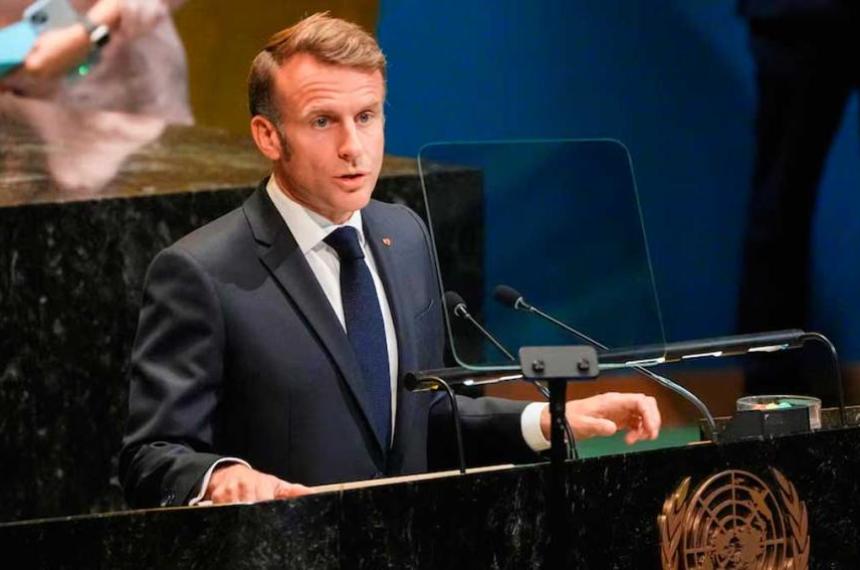 Macron anuncioacute que Francia reconoce al Estado palestino- Ha llegado el momento de la paz