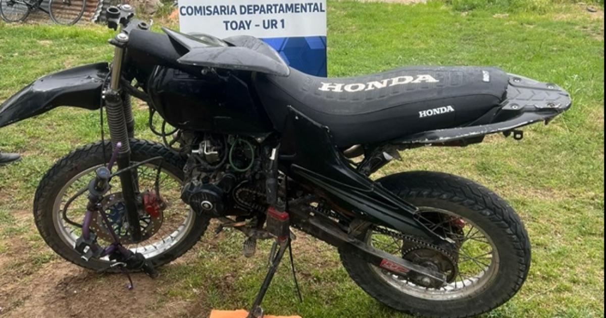Secuestraron una moto en Toay que teniacutea el motor de otra robado en CABA