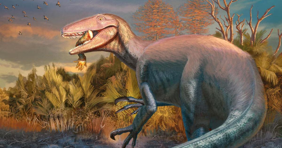 Descubren gigantesco dinosaurio en la Patagonia- comiacutea cocodrilos