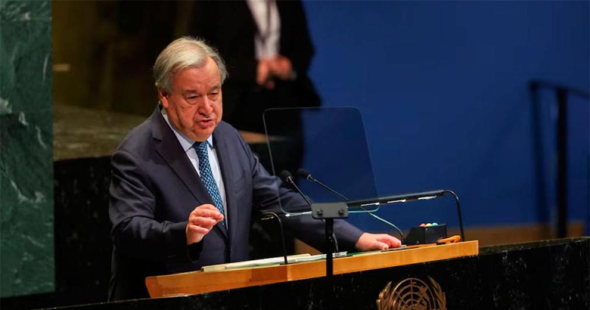 Guterres en la ONU- La paz es nuestra obligacioacuten pero hoy las guerras arrasan