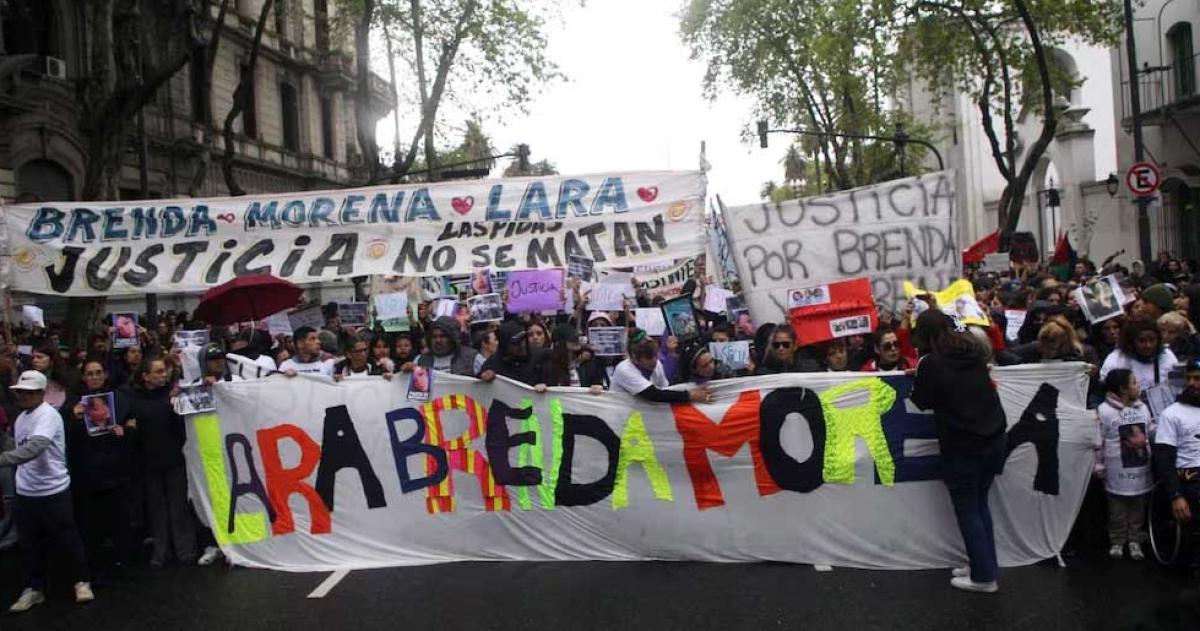 Tensioacuten e incidentes en la marcha al Congreso en reclamo de justicia