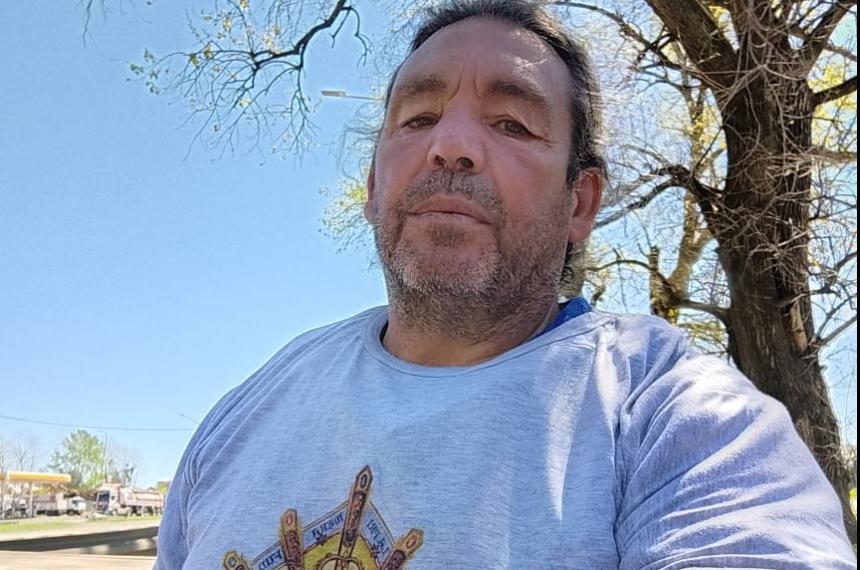 El peregrino Panchi ya estaacute en Bragado y sigue a paso firme hacia Lujaacuten