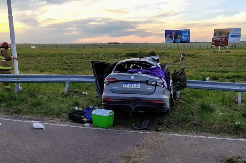 Identifican a la viacutectima fatal del choque en rutas 35 y 18