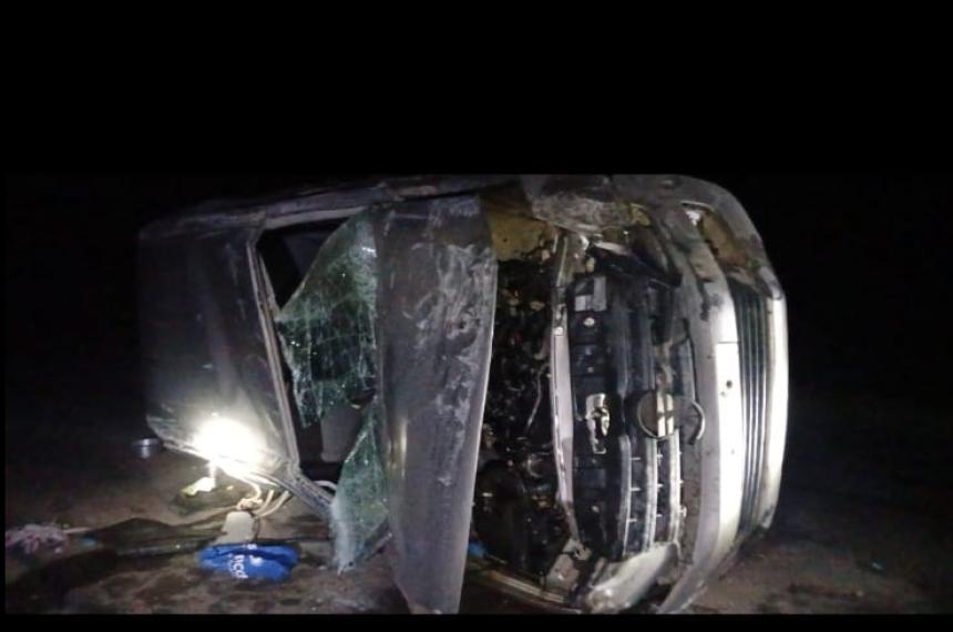 Macachiacuten- una camioneta robada fue encontrada volcada y sin sus ocupantes