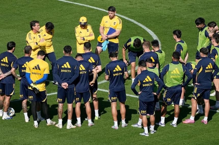 Auacuten sin el retorno de Russo Boca volvioacute a los entrenamientos tras la derrota ante Defensa y Justicia