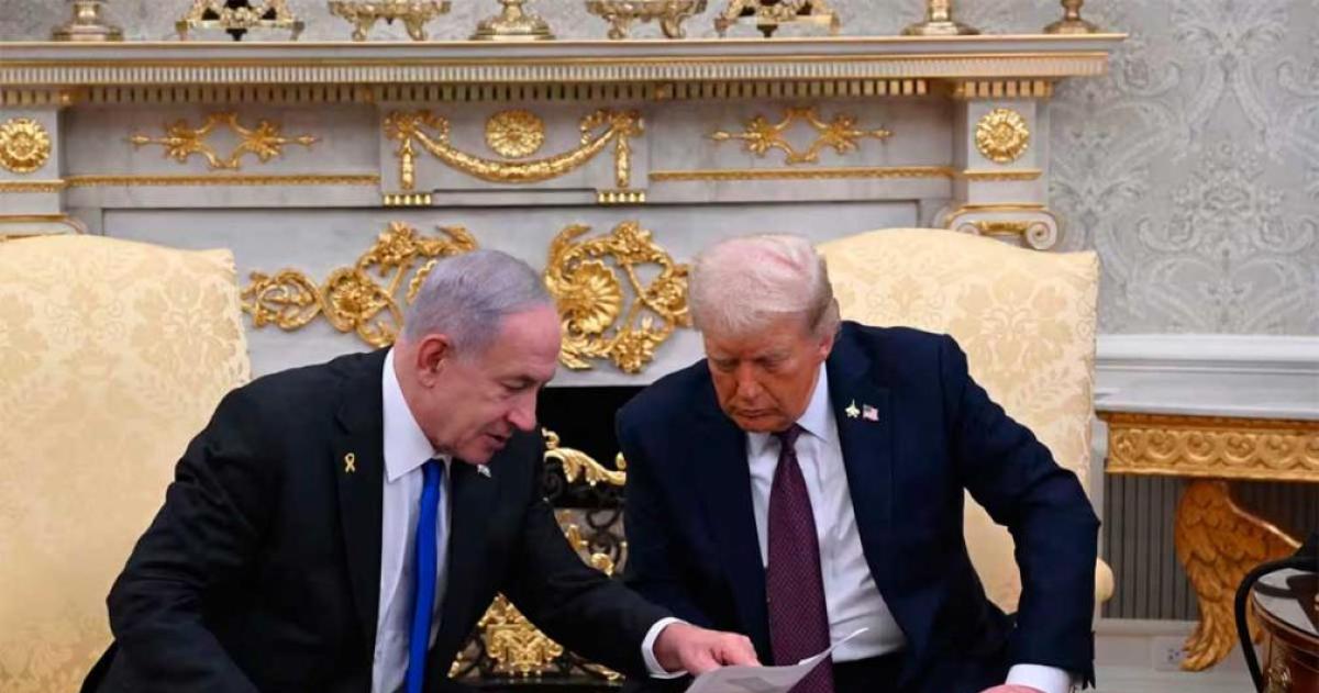 Trump y Netanyahu presentaron un plan de 20 puntos para la paz en Gaza