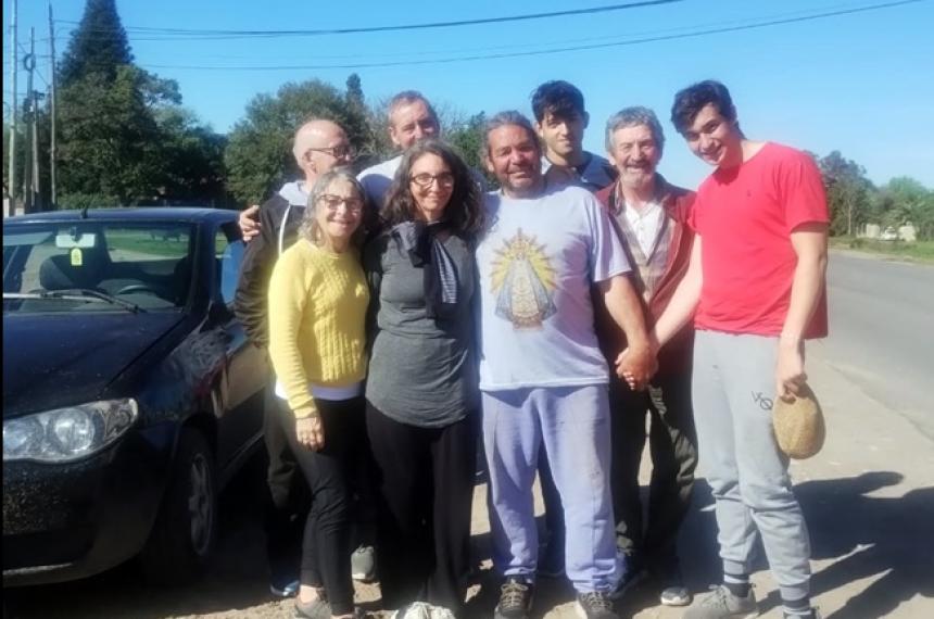 El peregrino Panchi llegoacute a Lujaacuten 