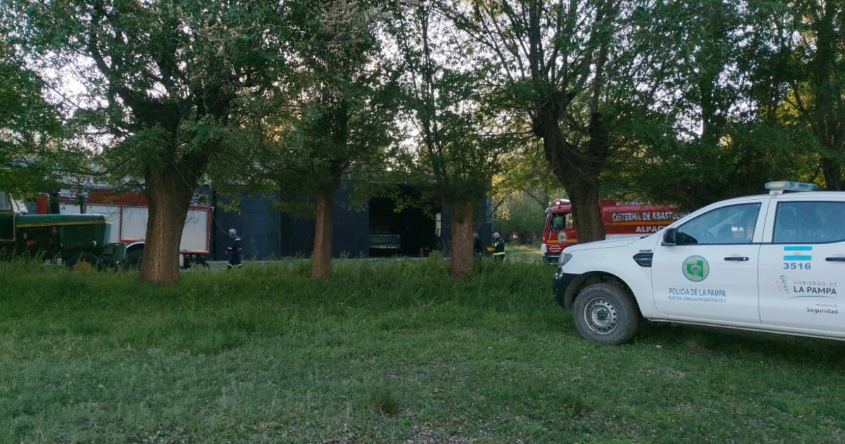 Un trabajador santarrosentildeo con quemaduras en Alpachiri
