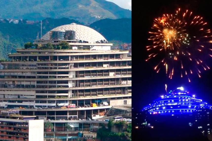 Fuegos artificiales desde la caacutercel- Maduro encendioacute la Navidad en El Helicoide