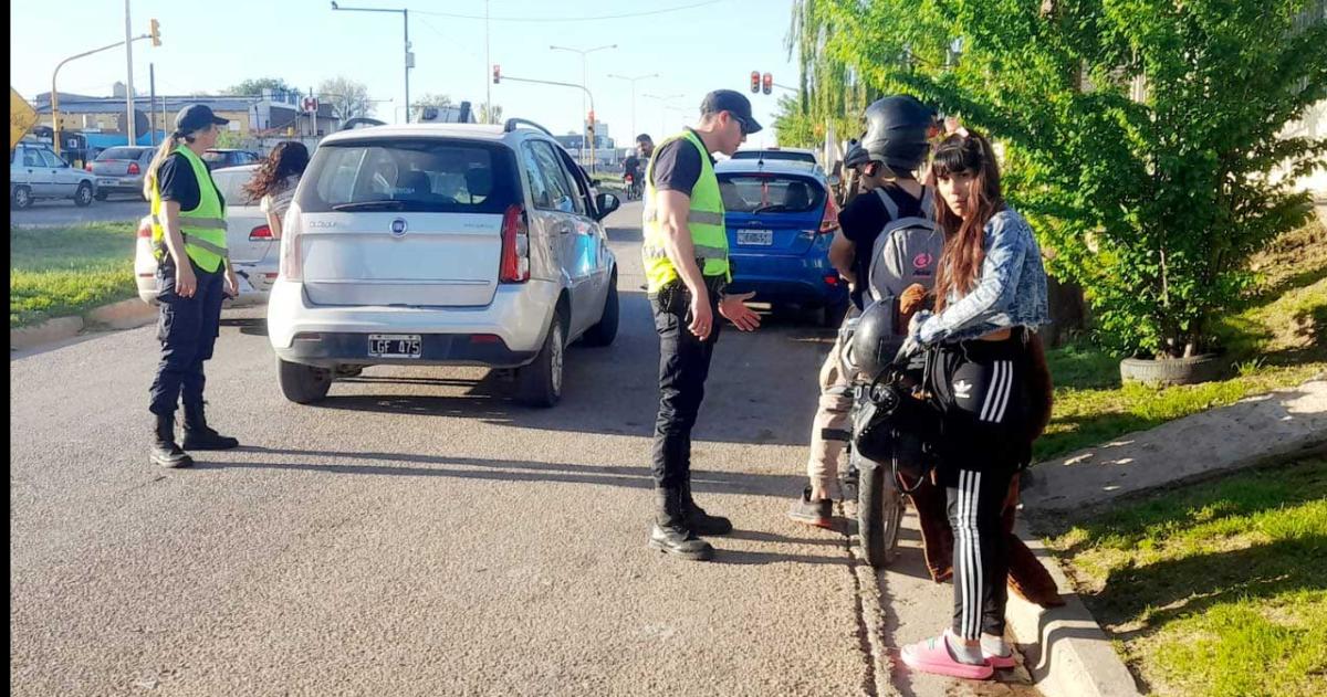 Chocoacute en Circunvalacioacuten y protagonizoacute un altercado con la Policiacutea