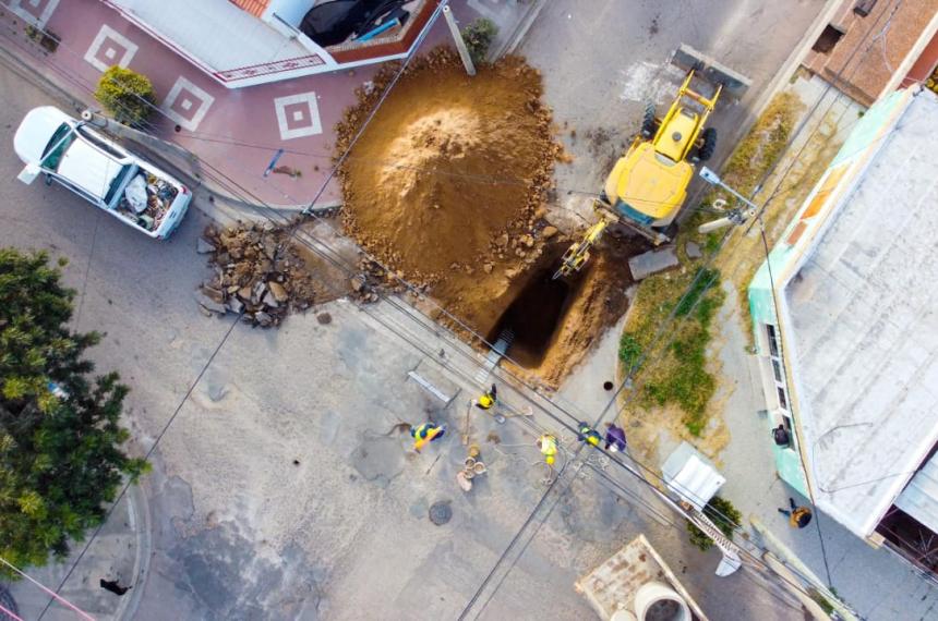 Saneamiento en Villa Alonso- finalizoacute una obra clave para el barrio