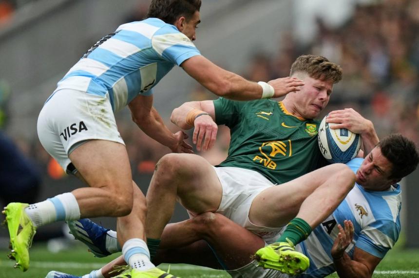 Sudaacutefrica le ganoacute a Los Pumas y se quedoacute con el tiacutetulo en el Rugby Championship