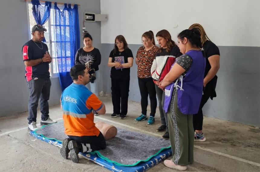Capacitaron en RCP en La Humada