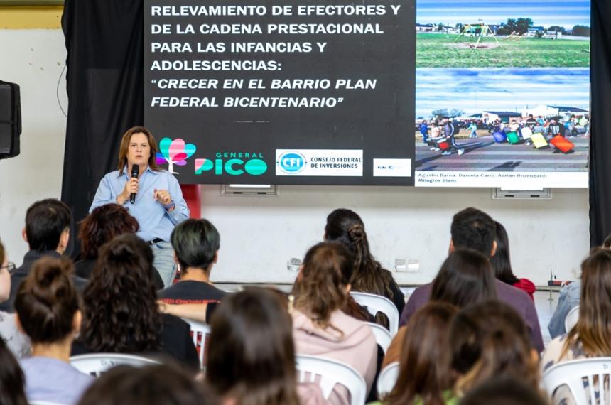 El municipio de Pico presentoacute el informe Crecer en el barrio Plan Federal-Bicentenario