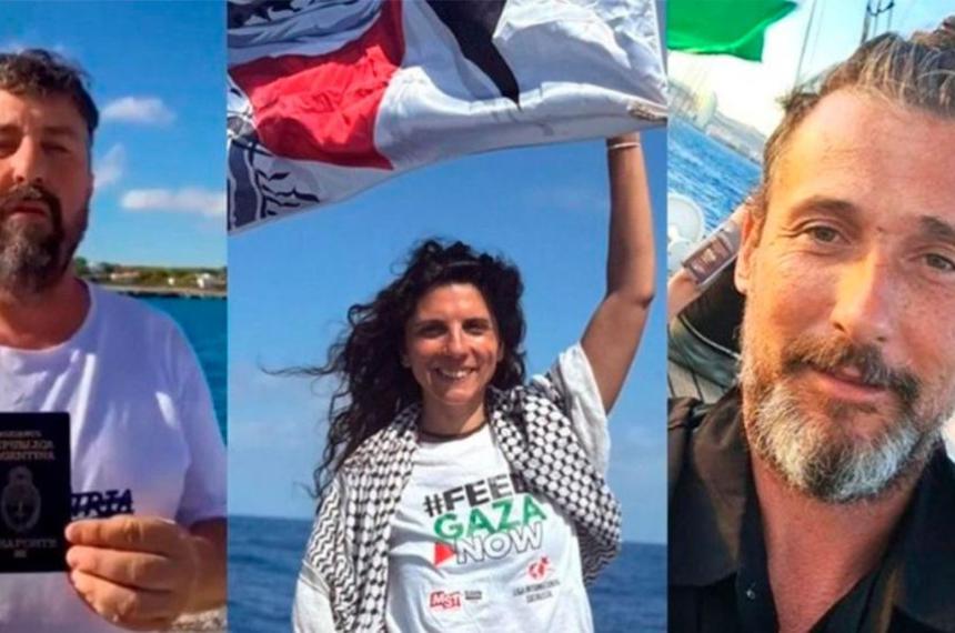 Israel liberoacute a los tres argentinos detenidos en la flotilla humanitaria hacia Gaza