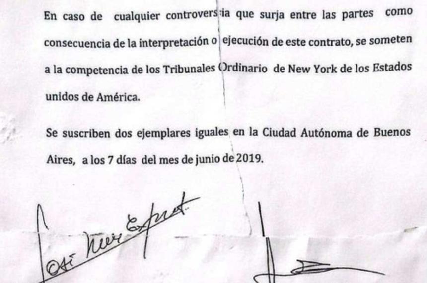 Un allanamiento reveloacute un contrato roto de USD 1000000 entre Espert y Machado