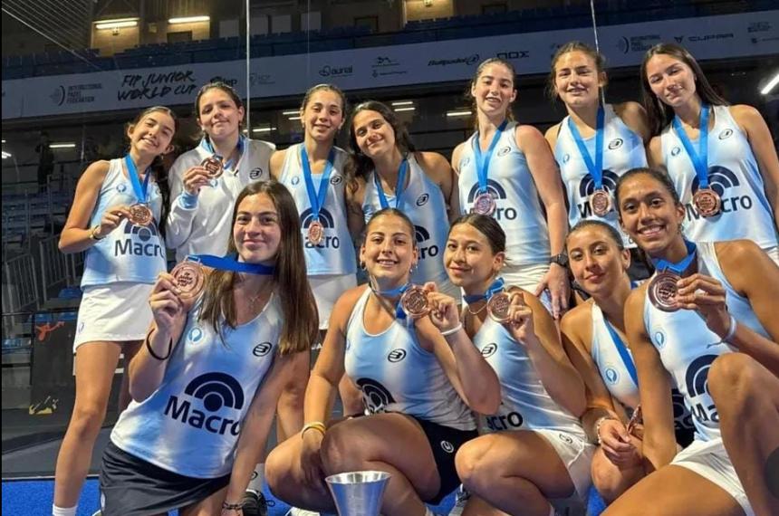 Bronce para Argentina en paacutedel