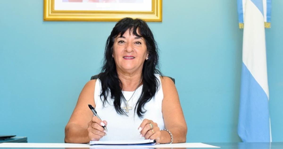 La jefa comunal de Catriló Graciela López