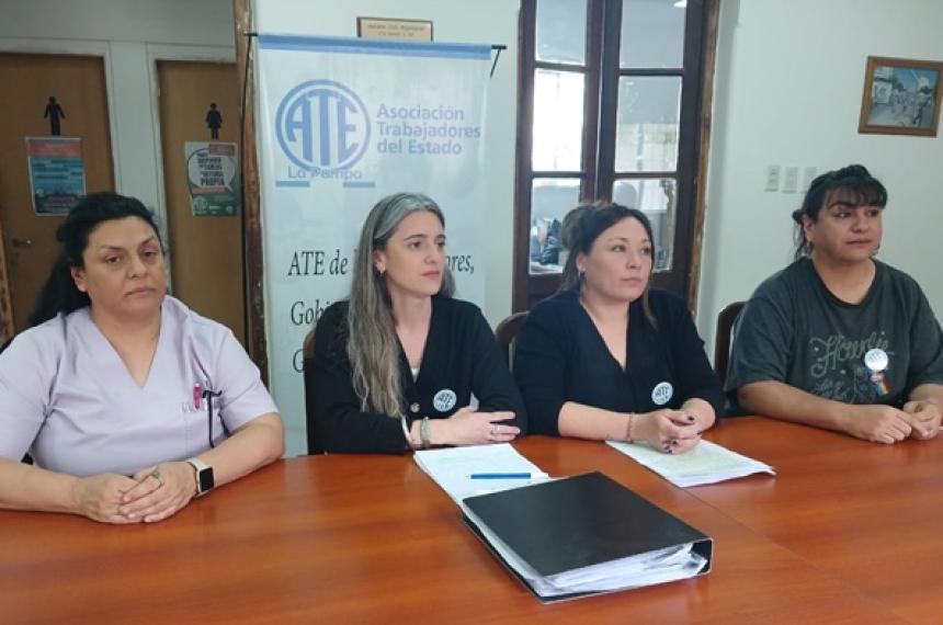 Las dirigentas de ATE hicieron las denuncias en una conferencia de prensa