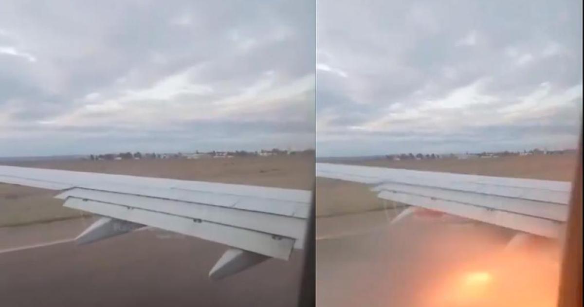 Falla de motor en pleno despegue- cerraron el aeropuerto de Trelew