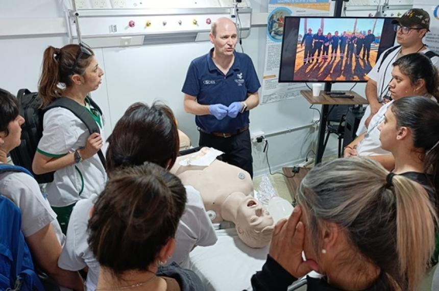 Salud inauguroacute el Laboratorio de Simulacioacuten para capacitar a equipos de emergencia