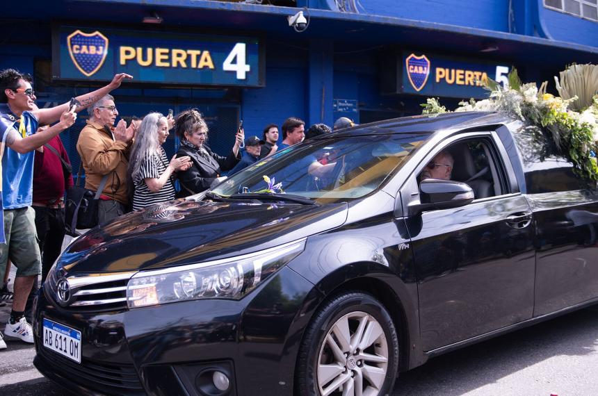 El DT de Boca fue velado en el hall de La Bombonera