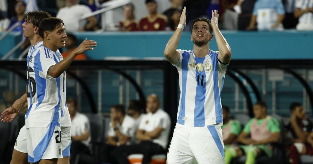 Lo Celso anotó el nico tanto en Miami