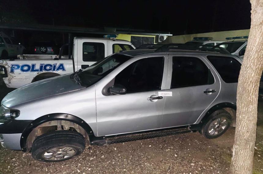 El auto secuestrado por la Seccional Segunda