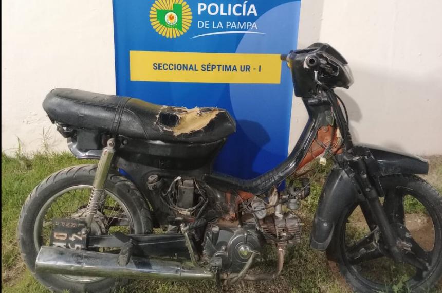 La moto teni pedido de secuestro desde mayo de 2011