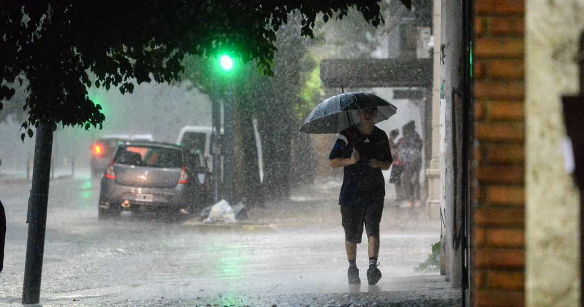 La capital pampeana amaneció con lluvia
