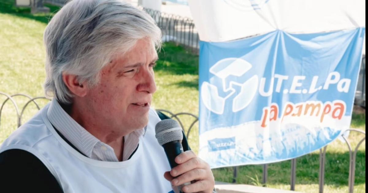 Santiago Audisio en la jornada del miércoles ltimo en la Plaza San Martín