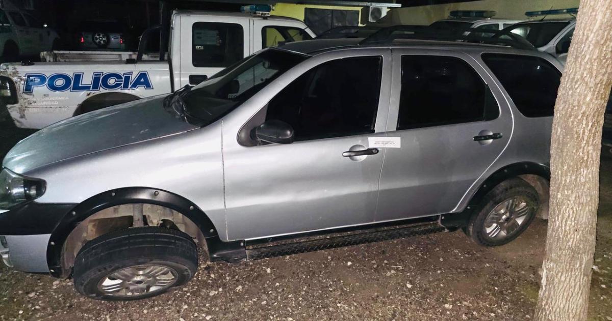 El auto secuestrado por la Seccional Segunda