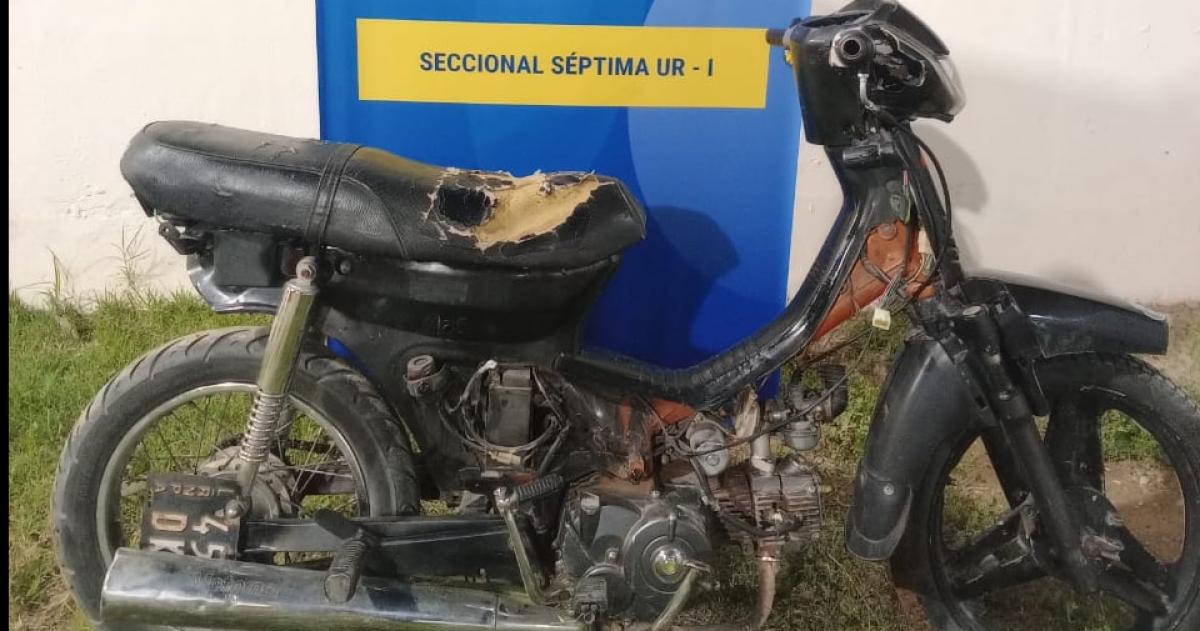 La moto teni pedido de secuestro desde mayo de 2011