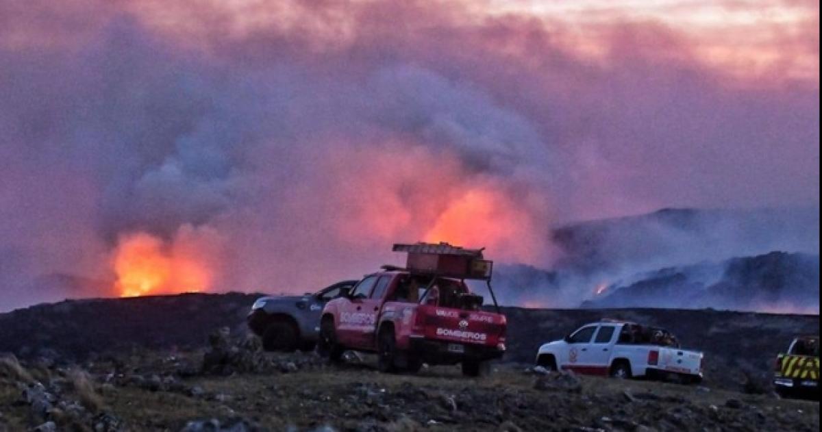 Los incendios comenzaron este viernes en la zona de laQuebrada del Condorito