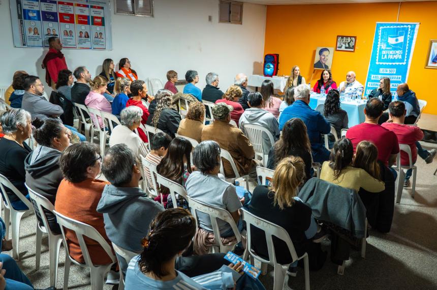 Los candidatos fueron recibidos en la Unidad Bsica local