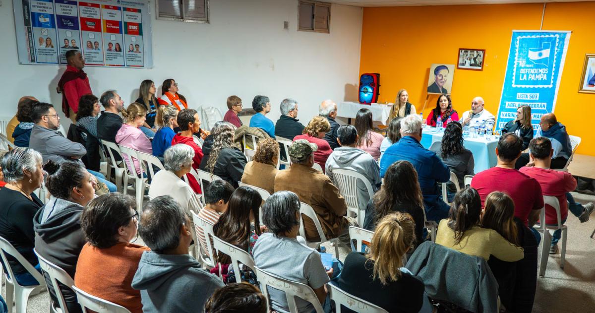 Los candidatos fueron recibidos en la Unidad Bsica local