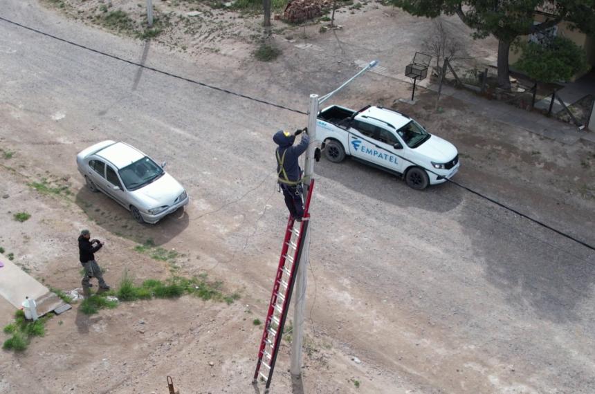 La obra est a cargo de la Empresa Pampeana de Telecomunicaciones (EMPATEL)
