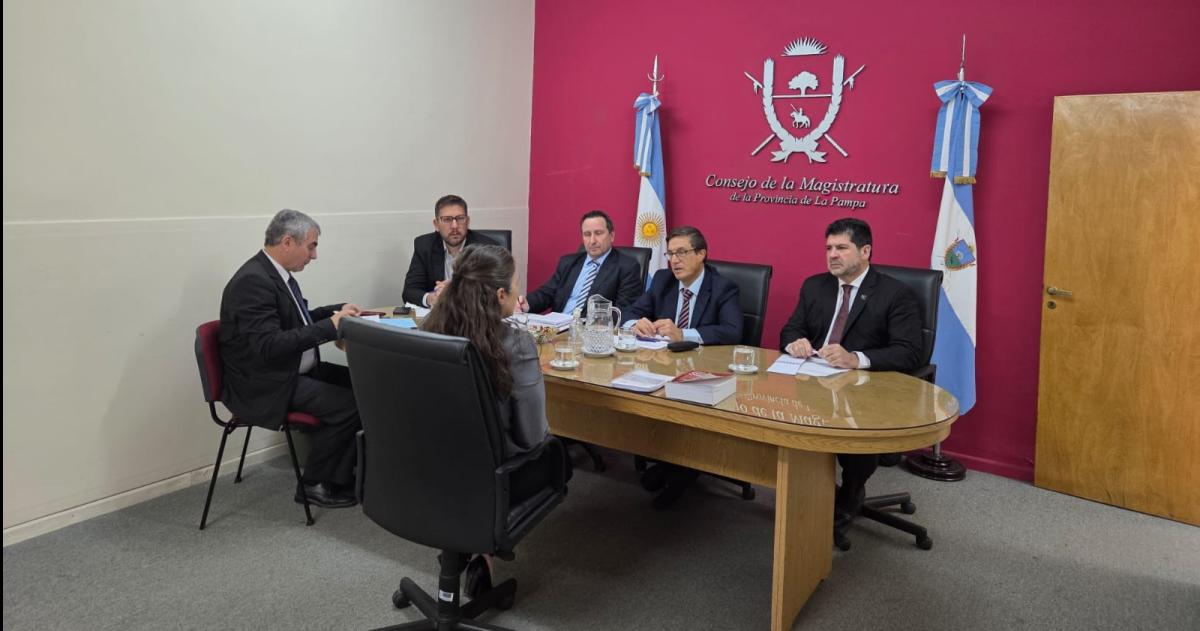 El Consejo de la Magistratura de La Pampa en uno de los exmenes orales