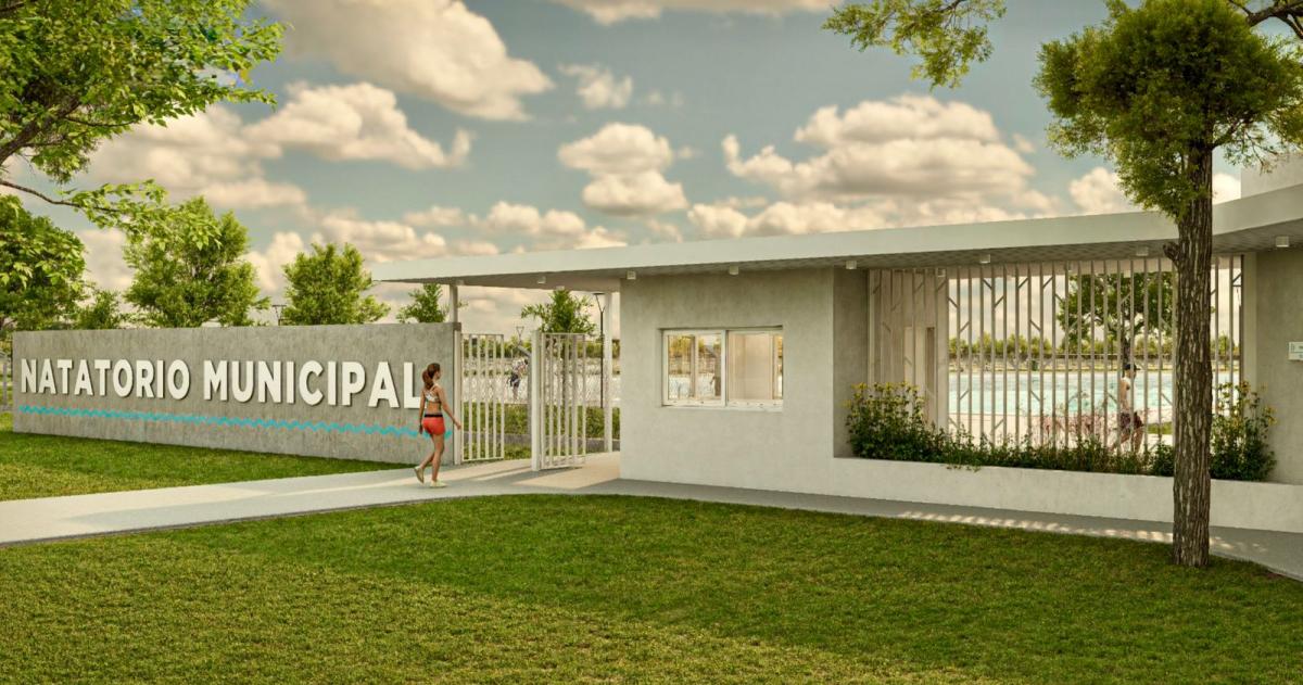 La obra de 5000 metros cuadrados busca ofrecer un natatorio moderno