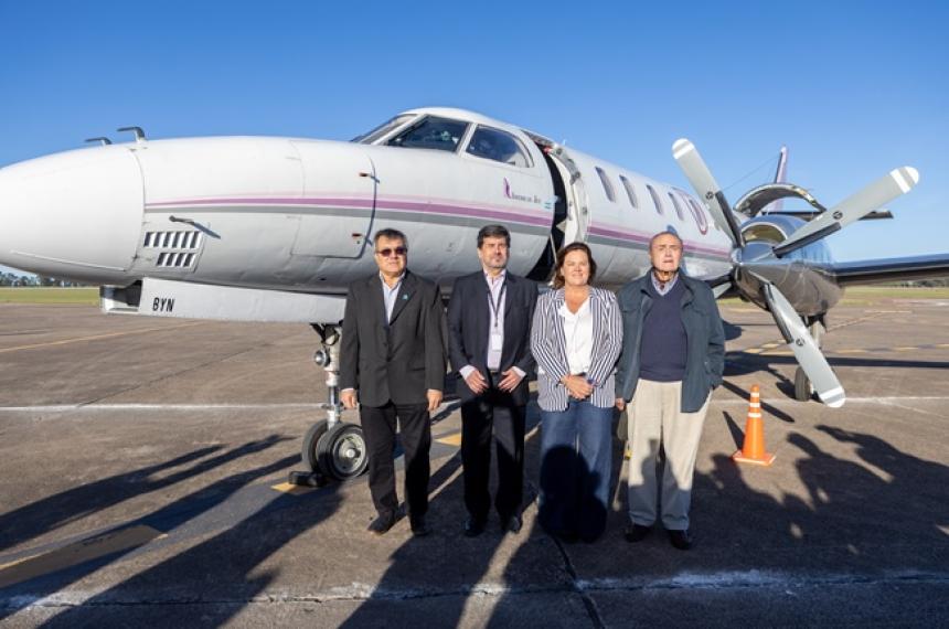 El regreso de los vuelos a General Pico fue fruto de gestión privada con ayuda estatal