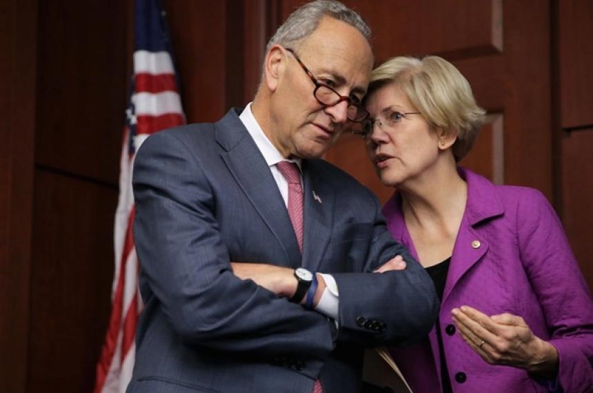 Los senadores ms críticos son Elizabeth Warren y Chuck Schumer