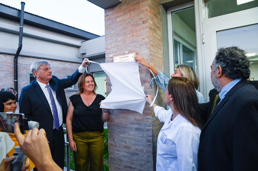  Ziliotto encabezó este miércoles la inauguración del Hospital del Barrio Federal