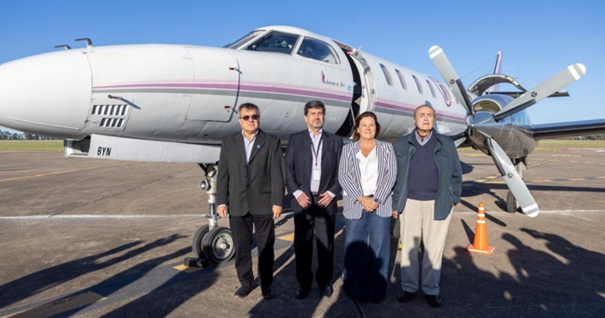 El regreso de los vuelos a General Pico fue fruto de gestión privada con ayuda estatal