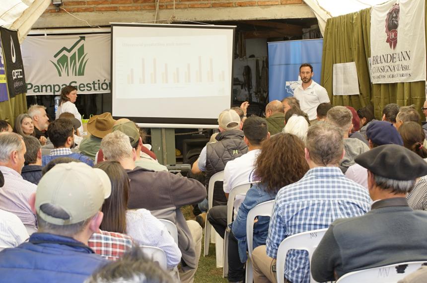 Amplia convocatoria en una jornada sobre la produccioacuten en pastizal semiaacuterido