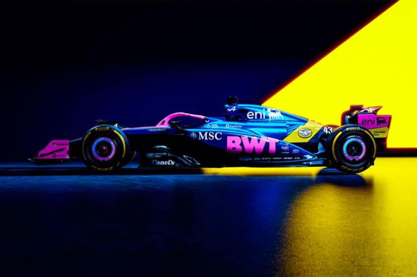 Neymar y Colapinto brillan en la presentacioacuten de los nuevos colores de Alpine