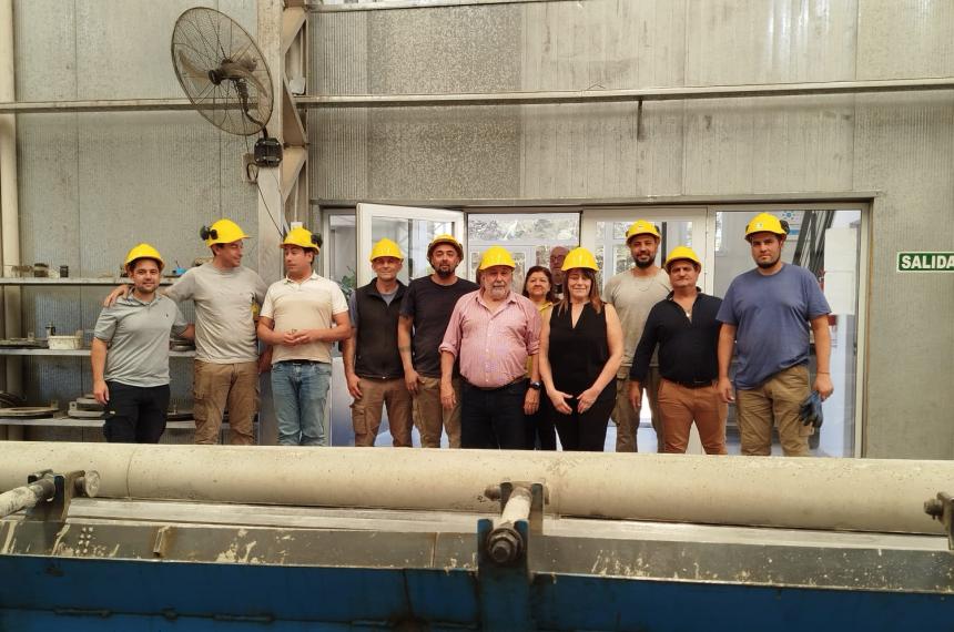 El candidato Ferrn y la intendenta visitaron empresas